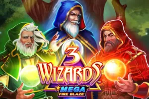 Playtech : Mega Fire Blaze: 3 Wizards - SPONSOR777